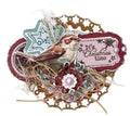 JMA Die-Cut Paper Pad Paper Elements Christmas Blush 20 Sheets