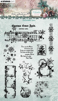 JMA Clear Stamp Christmas Deco Christmas Blush 10 Pieces
