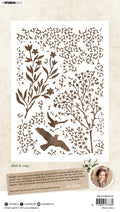 JMA Mask Birds & Twigs Essentials 148x210x1mm 1 PC nr.102