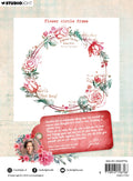 JMA Clear Stamps Flower Circle Frame Sending You Love 1 PC