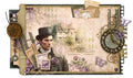 JMA Wax Stamp With Handle Postage Stamp Victorian Dreams 1 PC