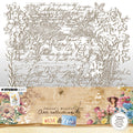 JMA Acetate Sheets White & Brown Wild & Free 6 SH