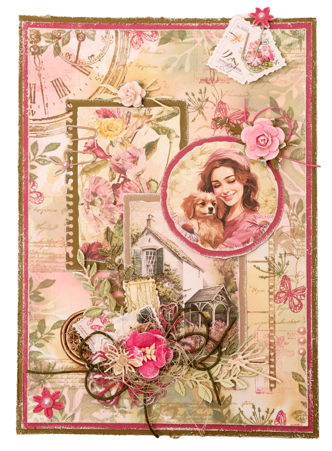 JMA Design Paper Pad Background Designs Wild & Free 36 SH