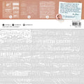 JMA Acetate Sheets Newspaper, Annotation & Music Write Your Story 203x203x2mm 6 SH nr.01