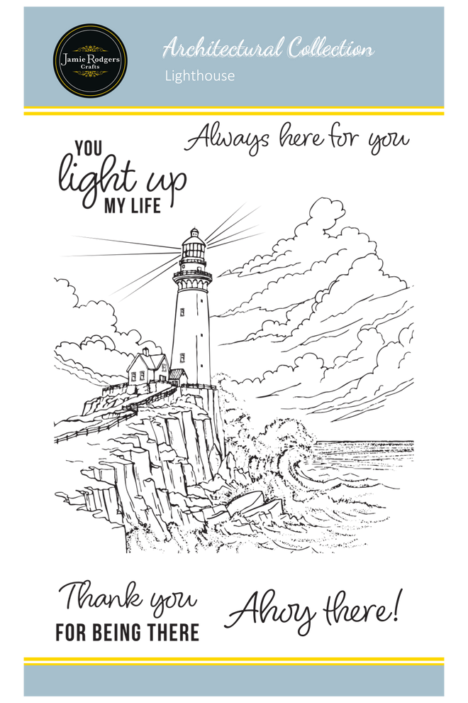 Jamie Rodgers Crafts Lighthouse A6 Clear Stamp Set