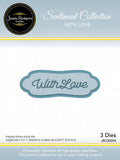 Jamie Rodgers Crafts - With Love Sentiment Die Set
