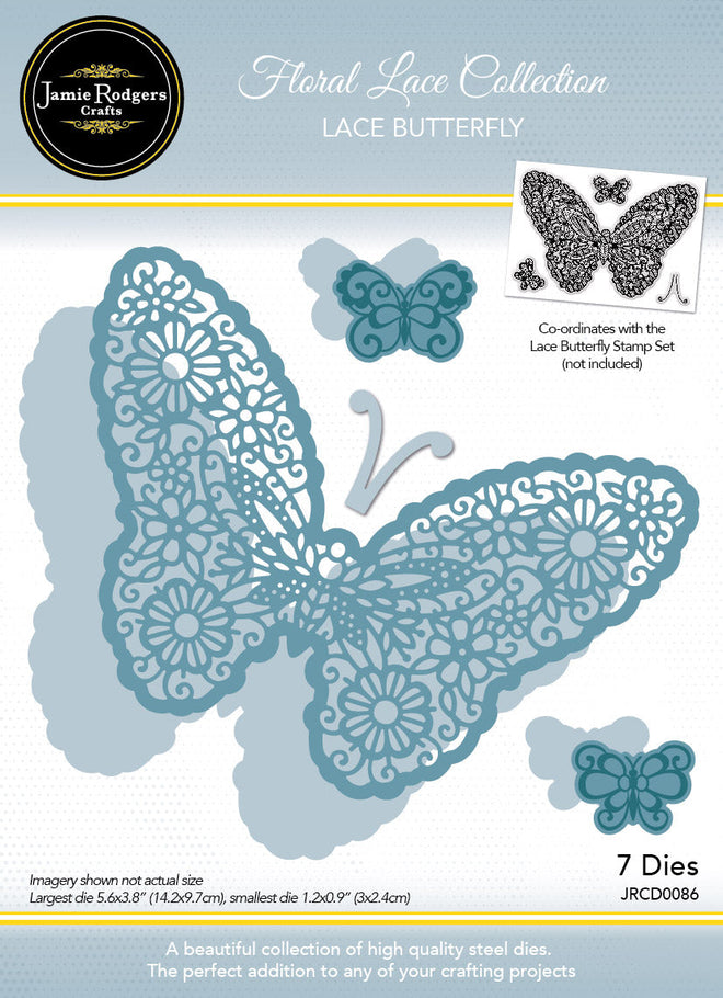 Jamie Rodgers Crafts Lace Butterfly Die Set