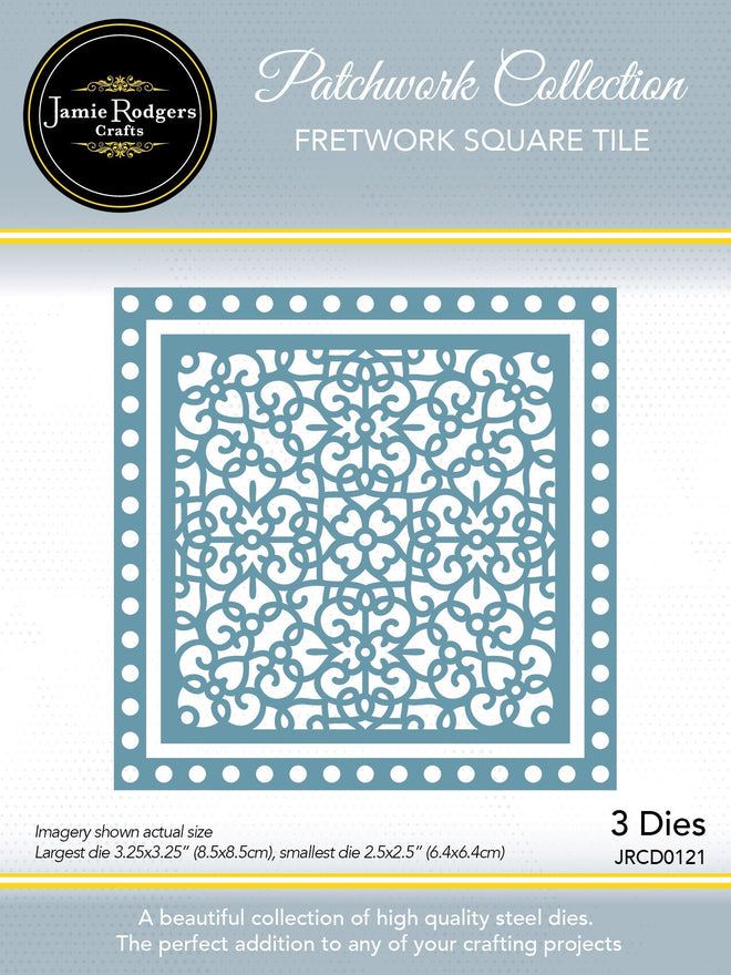 Jamie Rodgers Crafts Fretwork Square Tile Die Set