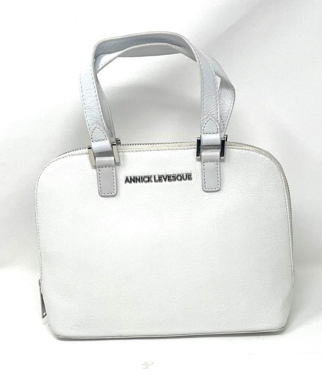 Sac à main en cuir blanc - Justine