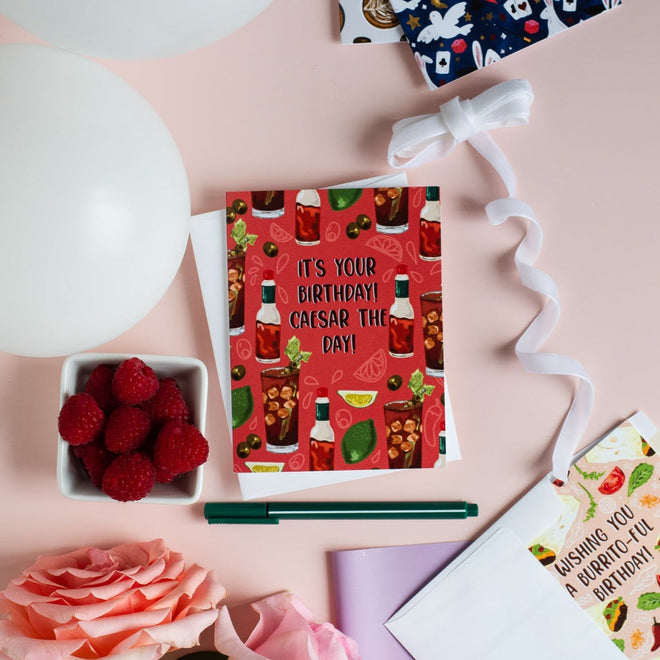 It's Your Birthday! Caesar The Day! - Greeting Card