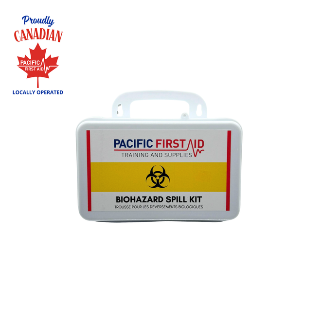 Biohazard Clean-Up Spill Kit in Plastic Case