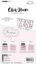 KJ Clear Stamp Sentiments Essentials 105x148x3mm 12 PC nr.237