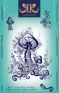Katkin Krafts Champignon 6 in x 8 in Clear Stamp Set