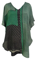 PRC6498 Avatar Pure Silk Waterfall Top