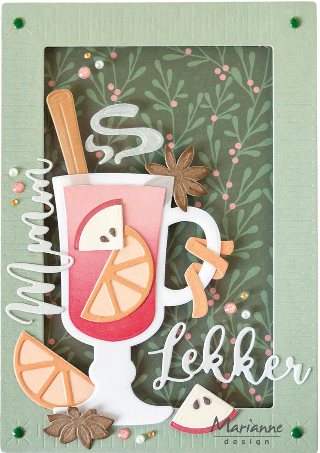 Marianne Design Collectables Die - Mulled Wine (Gluhwein) by Marleen