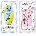 Marianne Design Clear Stamp - Silhouette Art Vases