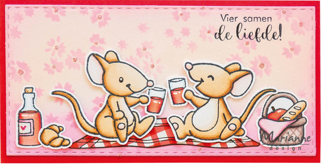 Marianne Design Stamp & Die Set - Eline's Animals - Picnic