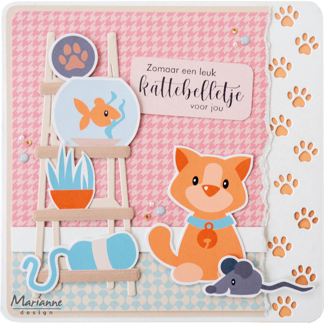 Marianne Design Craftables Die - Paw Trail