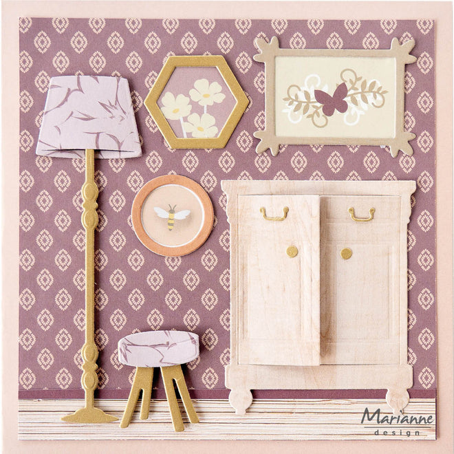 Marianne Design A4 Cutting Sheet - Frame Pictures by Marleen