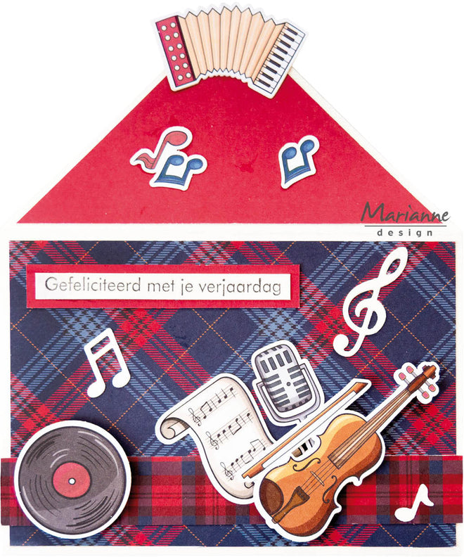 Marianne Design Craftables Die - Punch Die XL - Music