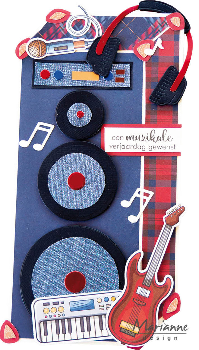 Marianne Design A6 Die Cuts - Making Music