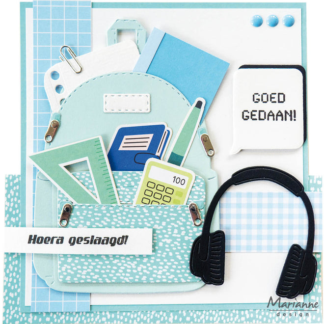Marianne Design A6 Die Cuts - School Days