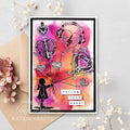 Katkin Krafts Wild Hearts 6 in x 8 in Clear Stamp Set