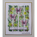 Katkin Krafts Beautiful Leaves 6 in x 8 in Clear Stamp Set
