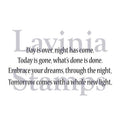 Lavinia Stamps - Embrace your Dreams