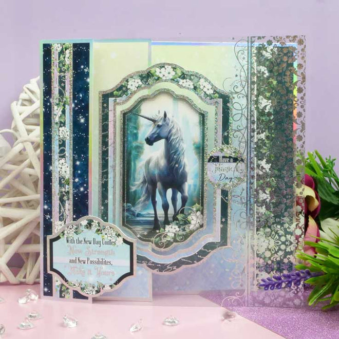 Unicorn Dreams Luxury Foiled Acetate