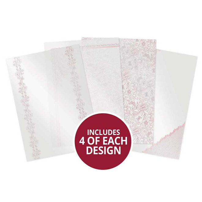 Blushing Blossoms Luxury Foiled Acetate