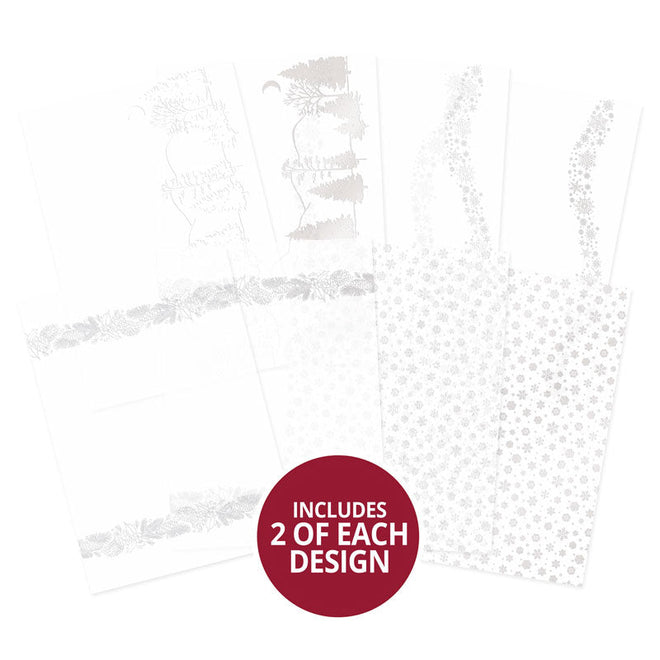 Snow Adorable Luxury Foiled Acetate