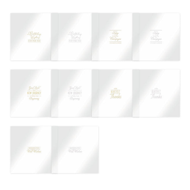 Luxury Foiled Acetate Sentiment Sheets