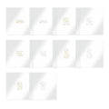 Luxury Festive Foiled Acetate Sentiment Sheets