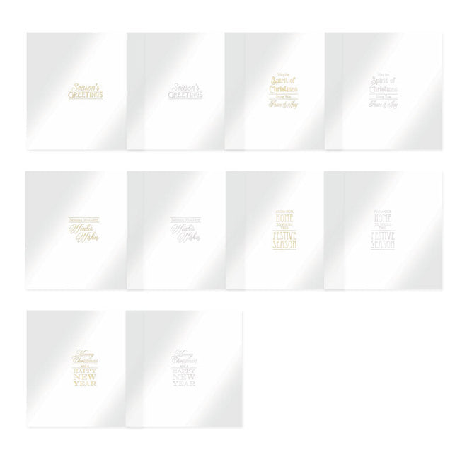 Luxury Festive Foiled Acetate Sentiment Sheets