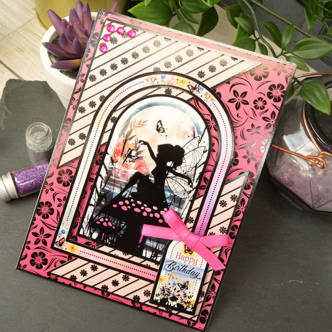 Midnight Foiled Edge-To-Edge Adorable Scorable Cardstock