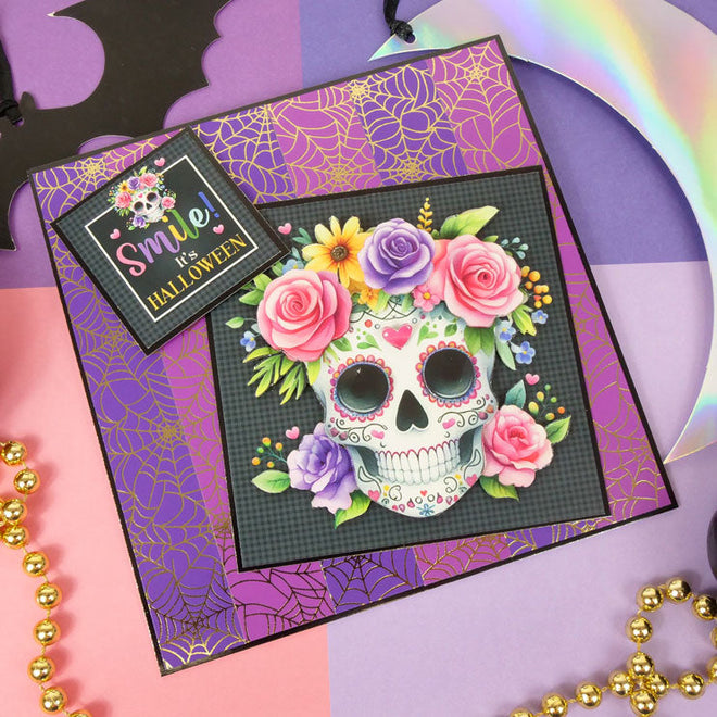 Wonderful Webs Foiled Edge to Edge Cardstock