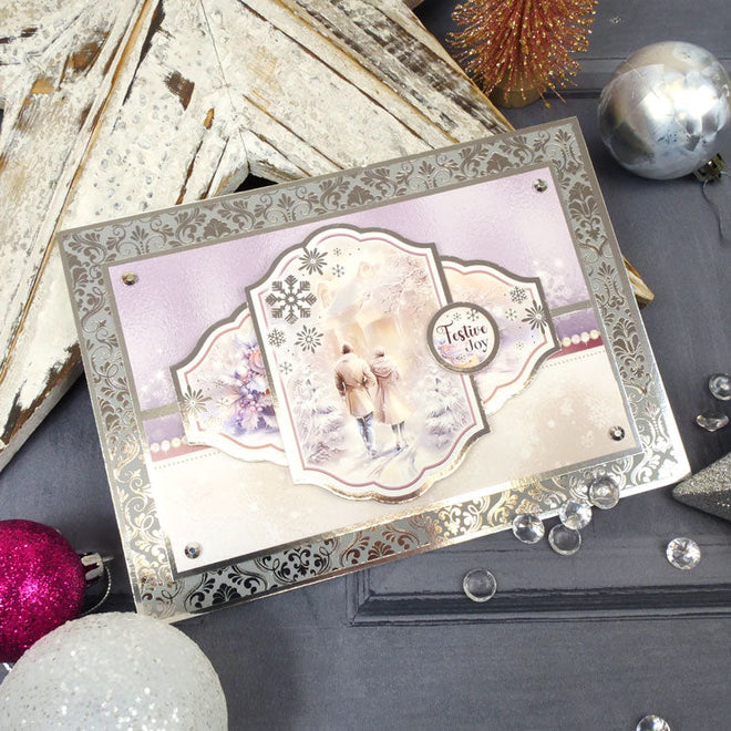 Frosted Dreams Luxury Foiled Cardstock