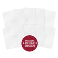 Luxury Festive Foiled Parchment Sentiment Sheets