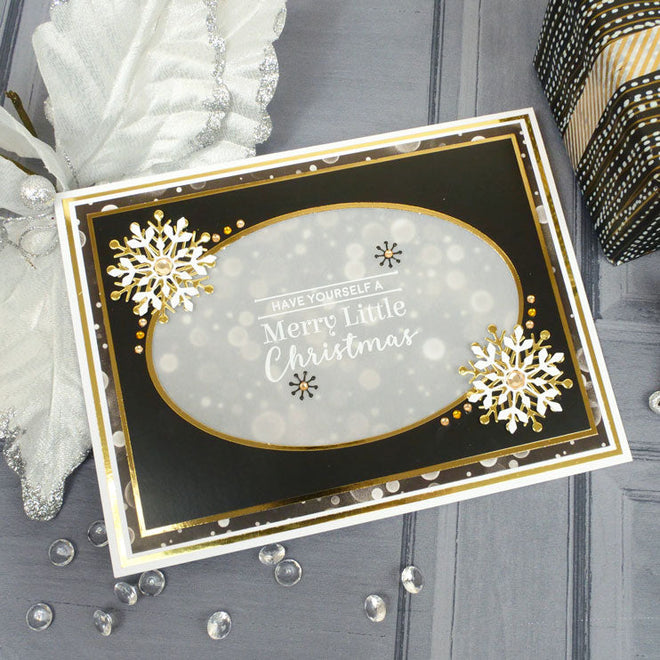Luxury Festive Foiled Parchment Sentiment Sheets