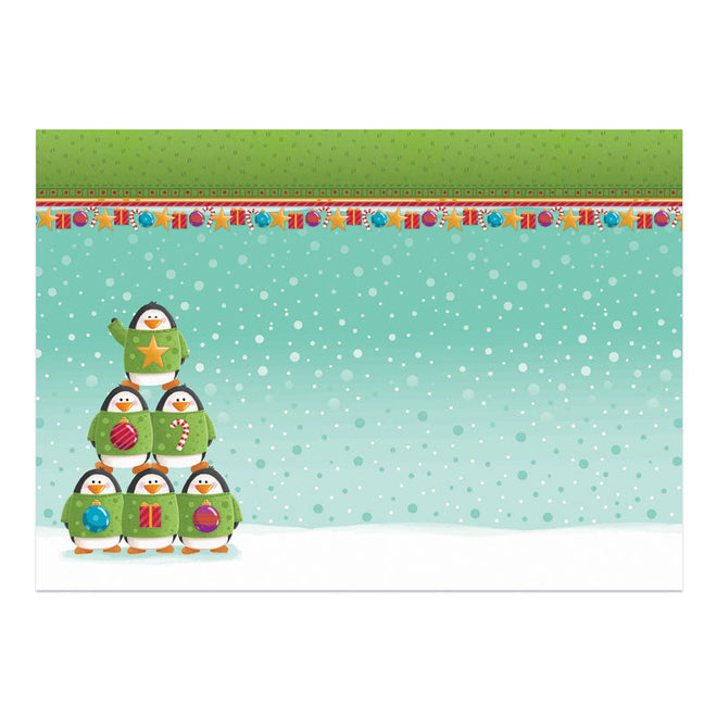 A Merry Little Christmas Deco-Large Set - Penguin Tree