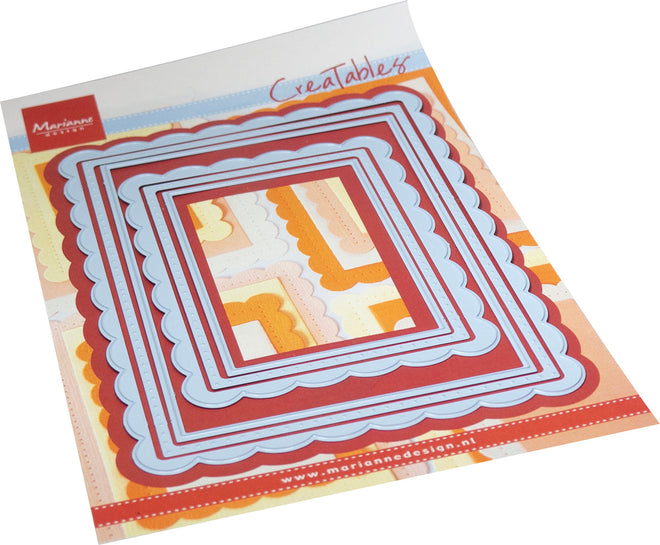 Marianne Design Creatables Die - Scalloped Rectangles