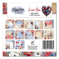 3Quarter Designs Love You 8x8 Paper Pack