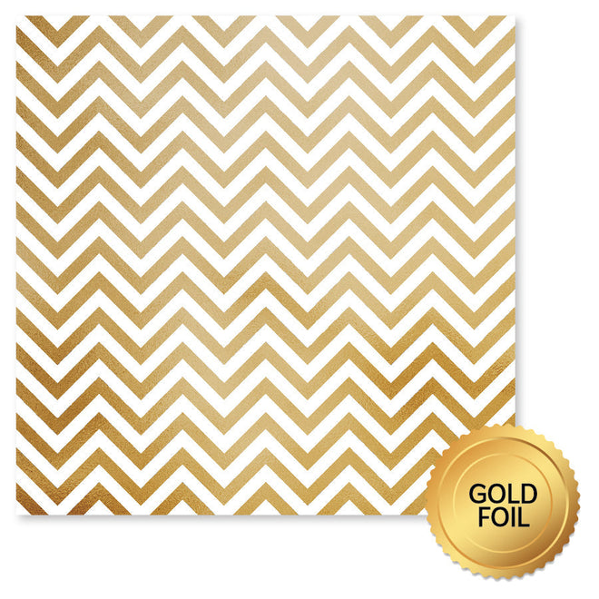 Lavender & Roses Gold Foil F 12x12 Paper (6pc Bulk Pack) 32238