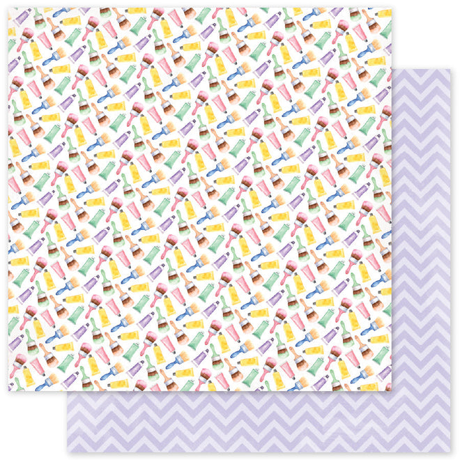 Little Artists Patterns C 12x12 Paper (12pc Bulk Pack) 35056