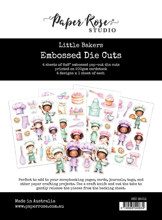 Little Bakers Embossed Die Cuts 35011