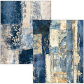 Mixed Media Book Urban Blue Denim A4 Maxi