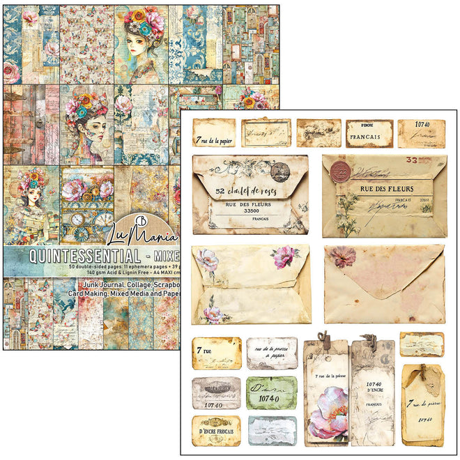 Mixed Media Book Quintessential A4 Maxi
