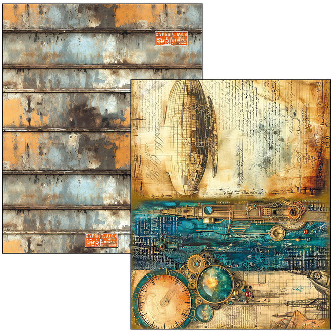 Mixed Media Book Past Time A4 Maxi