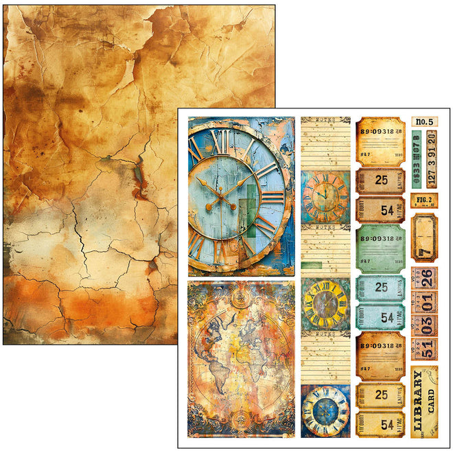 Mixed Media Book Past Time A4 Maxi